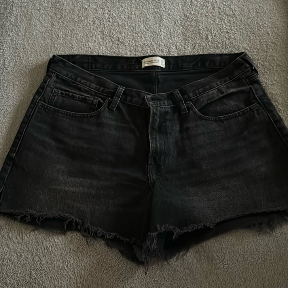 Abercrombie raw edge shorts